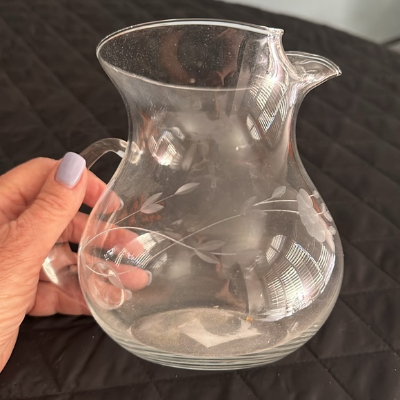 Princess House Hand Blown Rare Lemonade Pitcher - Picture 7 of 7